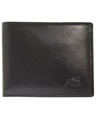 Men's Mancini Boulder Collection Rfid Secure Wallet with Removable Passcase and Coin Pocket
