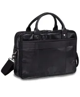 Mancini Arizona Collection Double Compartment 15.6" Laptop / Tablet Briefcase