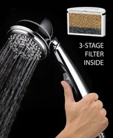 AquaCare By Hotel Spa 7-Setting Filtered Handheld Shower Head