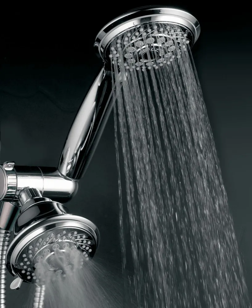 HotelSpa 30-Setting Shower Head/Handheld Combo and 3-Stage Shower Filter