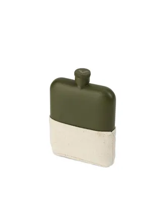 Foster & Rye Matte Army Flask