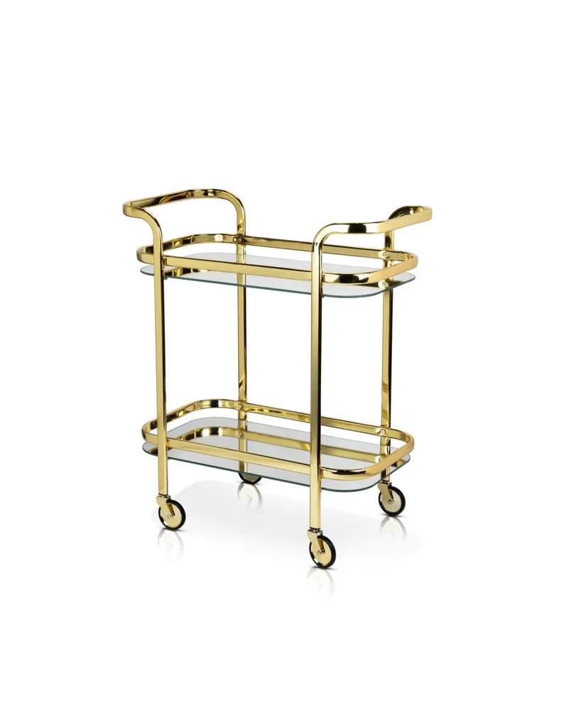 Viski Belmont Bar Cart - Gold