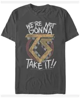 Fifth Sun Twisted Sister Men's We're Not Gonna Take It Text Logo Short Sleeve T-Shirt