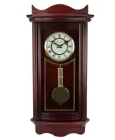 Bedford Clock Collection 25" Wall Clock with Pendulum