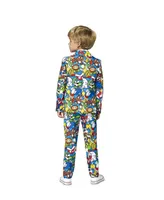 Opposuits Toddler and Little Boys Super Mario Licensed Suit