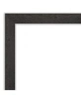 Amanti Art Rustic Plank Framed Bathroom Vanity Wall Mirror, 23.38" x 29.38"