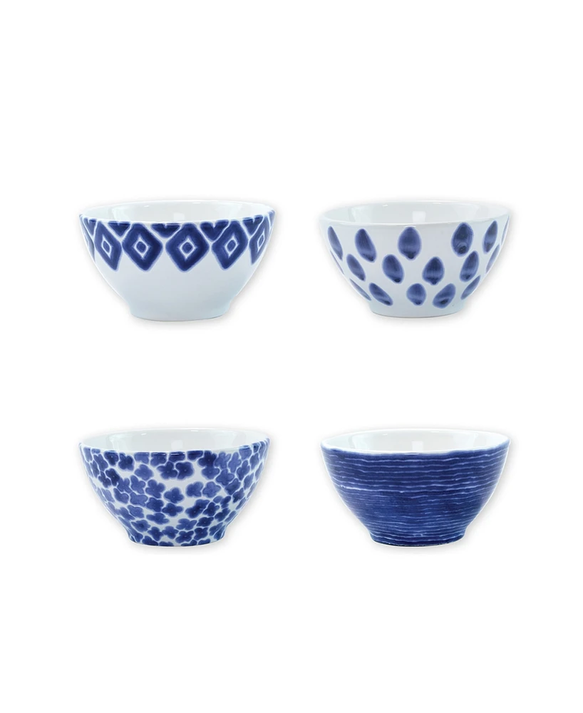 Vietri Santorini Assorted Cereal Bowls - Set of 4