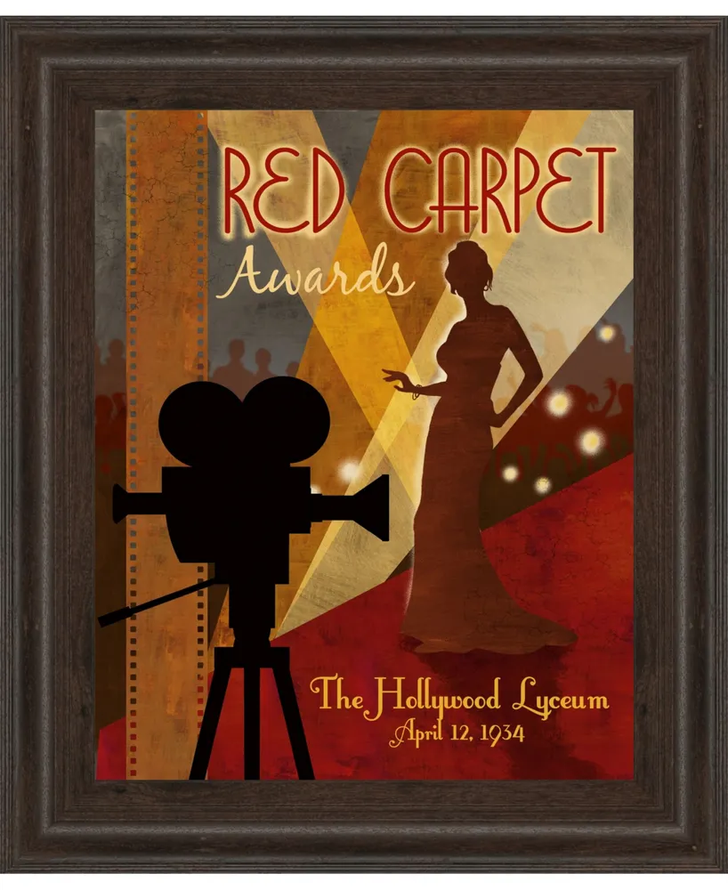 Classy Art Red Carpet Awards by Conrad Knutsen Framed Print Wall Art, 22" x 26"