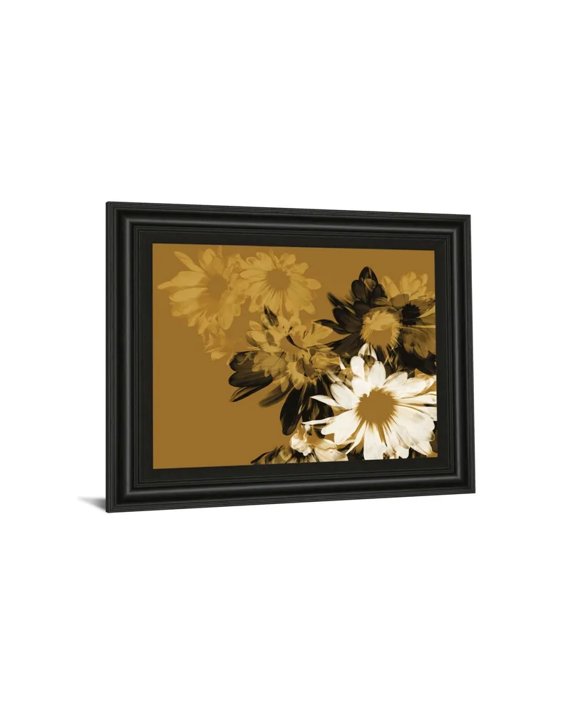 Classy Art Golden Bloom Ii by A. Project Framed Print Wall Art, 22" x 26"