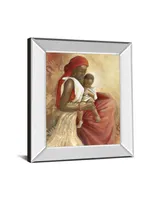 Classy Art Beauty of Love I by Carol Robinson Mirror Framed Print Wall Art, 22" x 26"