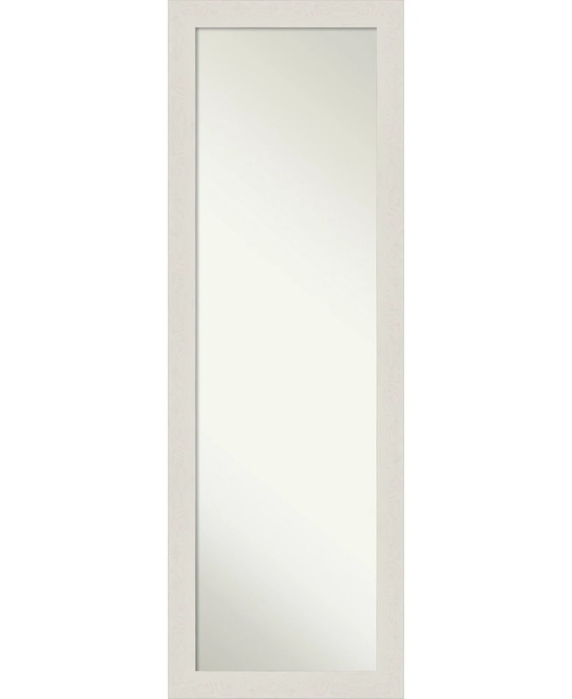 Amanti Art Rustic Plank on The Door Full Length Mirror, 17.38" x 51.38"