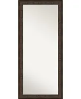 Amanti Art Ridge Framed Floor/Leaner Full Length Mirror, 29.5" x 65.50"