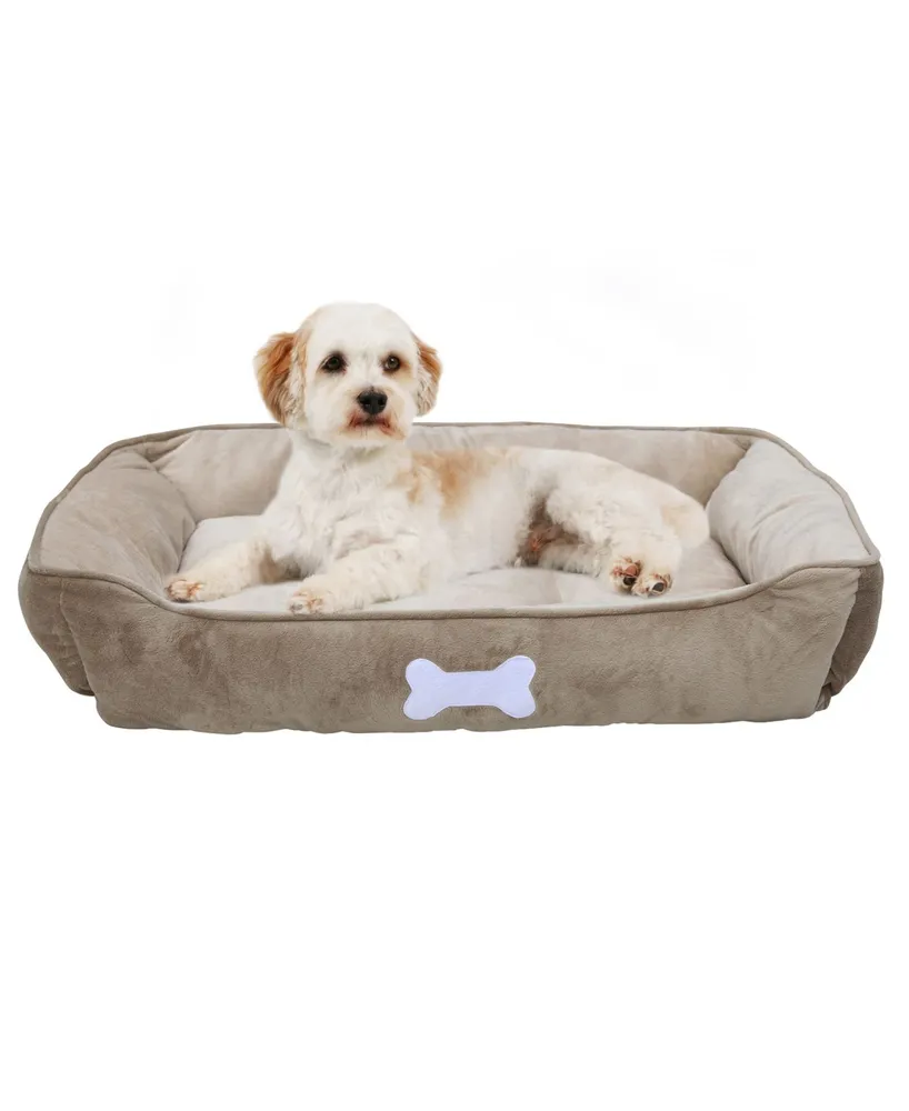 Happycare Textiles Classic Rectangle Large Dog and Pet Bed