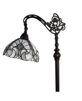 Amora Lighting Tiffany-Style Reading Floor Lamp