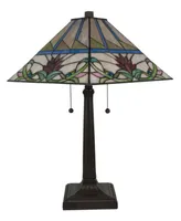 Amora Lighting Tiffany Style Mission Table Lamp