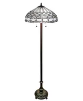Amora Lighting Tiffany Style Royal Floor Lamp