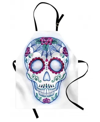 Ambesonne Sugar Skull Apron