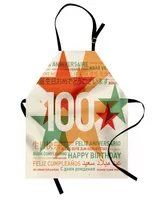 Ambesonne 100th Birthday Apron