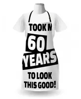 Ambesonne 60th Birthday Apron