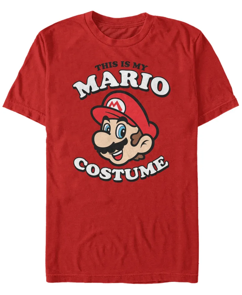Nintendo Men's Super Mario Halloween Costume Short Sleeve T-Shirt