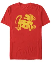 Fifth Sun Men's Nickelodeon Legends of the Hidden Temple Distressed Jaguar Short Sleeve T-Shirt