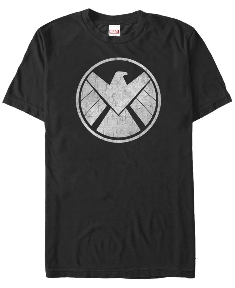 Marvel Men's Avengers Assemble Agents of S.h.i.e.l.d. Logo Costume Short Sleeve T-Shirt