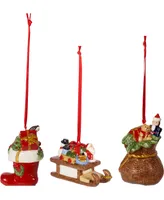 Villeroy & Boch Set of 3 Gift Box Ornaments