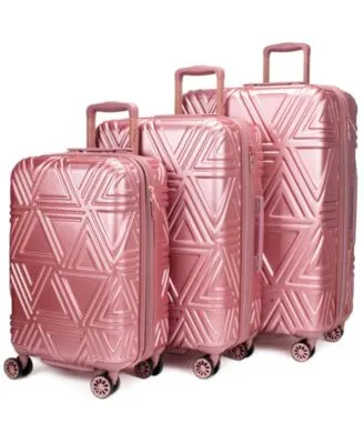Badgley Mischka Contour Expandable Hardside Luggage Collection