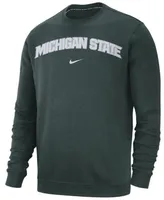 Nike Men's Michigan State Spartans Club Fleece Crewneck Sweatshirt