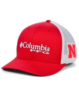 Columbia Nebraska Cornhuskers Pfg Stretch Cap