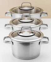 BergHOFF Manhattan 10Pc 18/10 Stainless Steel Cookware Set
