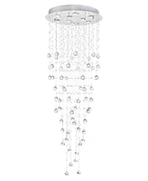 Cwi Lighting Rain Drop 9 Light Flush Mount