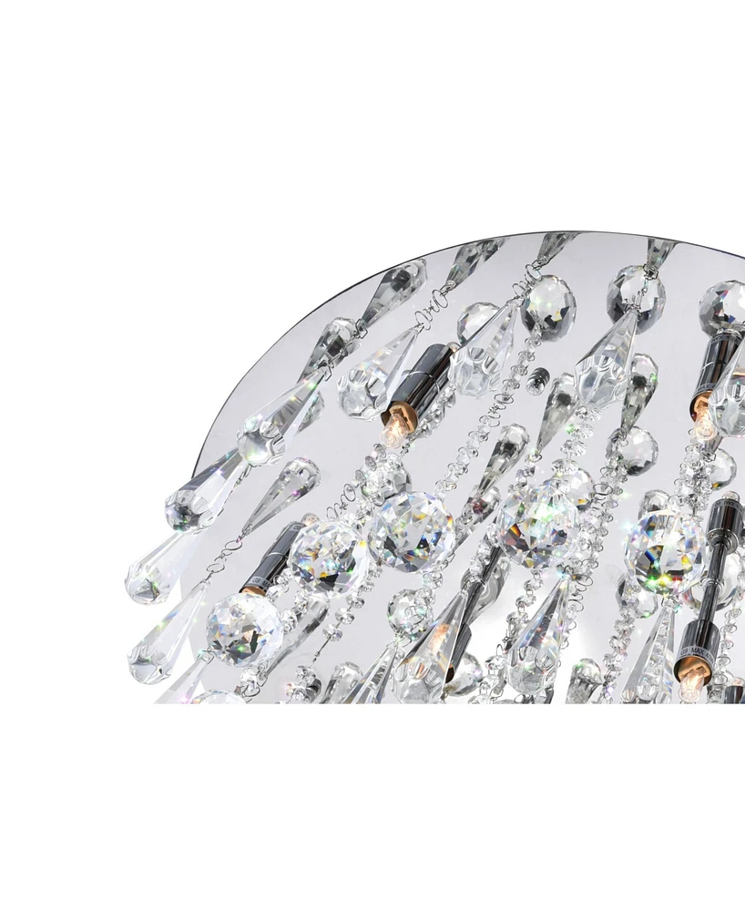 Cwi Lighting Brianna 12 Light Flush Mount