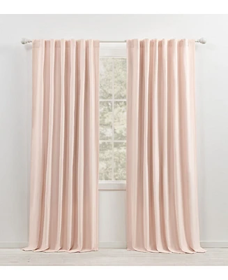 Lauren Ralph Lauren Velvety Room Darkening Back Tab Rod Pocket Curtain Panel, 52" x 96"