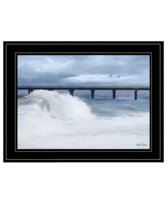 Trendy Decor 4u Blue Waves By Lori Deiter Ready To Hang Framed Print Collection