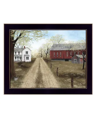 Trendy Decor 4U Warm Spring Day By Billy Jacobs, Printed Wall Art, Ready to hang, Black Frame, 18" x 14"
