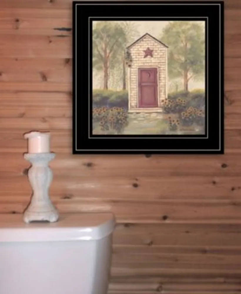 Trendy Decor 4u Folk Art Outhouse Iii By Pam Britton Ready To Hang Framed Print Collection