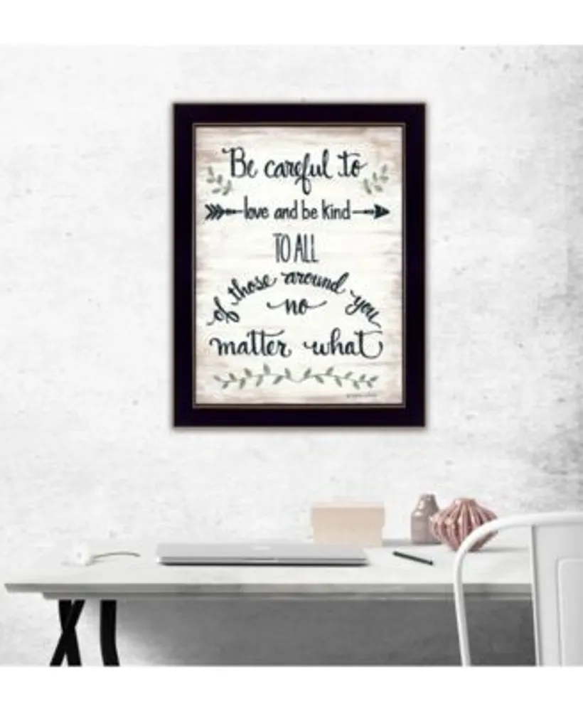 Trendy Decor 4u Be Careful By Annie Lapoint Ready To Hang Framed Print Collection