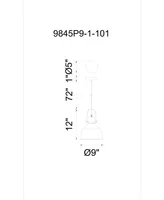 Cwi Lighting Elisa 1 Light Mini Pendant