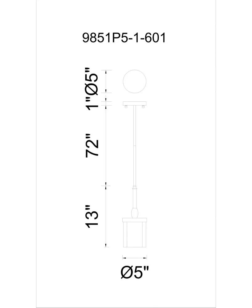 Cwi Lighting Maybelle 1 Light Mini Pendant