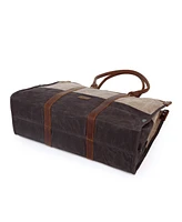 Tsd Brand Stone Creek Waxed Canvas Tote Bag