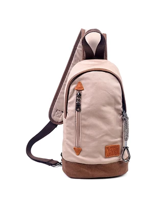 Tsd Brand Urban Light Coated Canvas Sling Bag