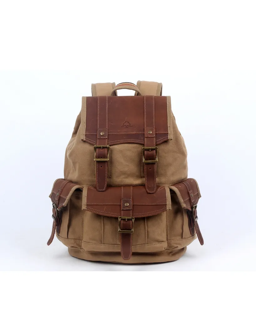 Tsd Brand Turtle Ridge Canvas Backpack