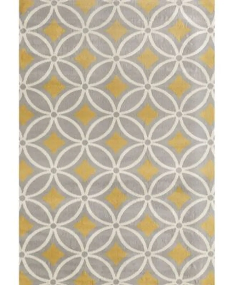 Main Street Rugs Home Haven Hav9104 Gray Yellow Area Rug Collection