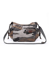 Tsd Brand Camo Canvas Messenger Bag