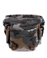Tsd Brand Camo Canvas Crossbody Bag