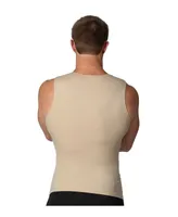 Insta Slim Men's Compression Sleeveless V-Neck T-Shirt