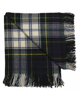 Prince of Scots Highland Tartan Tweed Merino Wool Throw, 55" x 72"