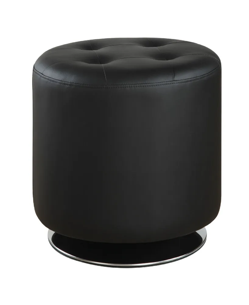 Coaster Home Furnishings Covina Round Upholstered Ottoman