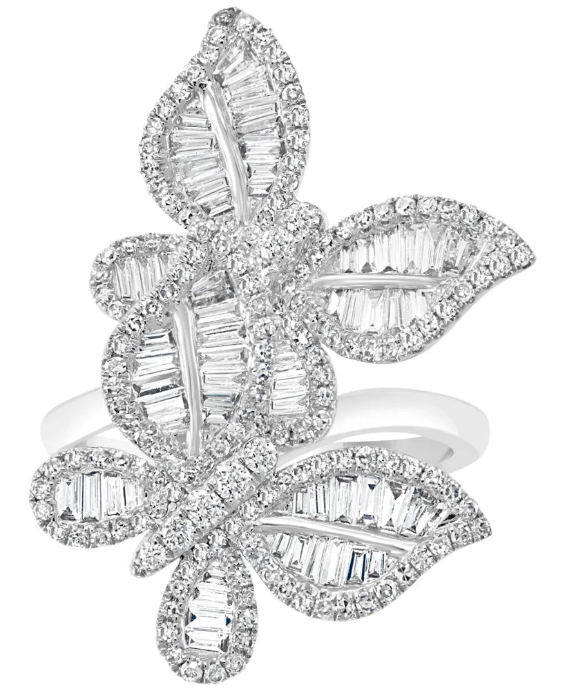 Effy Diamond Butterfly Statement Ring (1-3/8 ct. t.w.) 14k White Gold